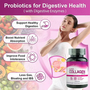 Complément alimentaire en comprimés de <span class=keywords><strong>collagène</strong></span> <span class=keywords><strong>marin</strong></span> biologique pour adultes, blanchissant la peau, vitamine C, OEM - Product Image 4