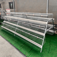 Offre Spéciale : Cage à poules pondeuses durable de type A, galvanisée à chaud