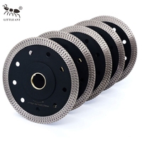 LITTLE ANT Lames de scie circulaire de qualité professionnelle industrielle X Turbo Mesh Nitride Coated 5 pouces 125 mm pour la découpe de carreaux
