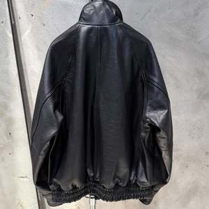 Veste vintage pour femmes en véritable peau de mouton, col montant, fermeture éclair et boutons, coupe-vent, manteau en cuir véritable pour femmes de bureau - Product Image 3