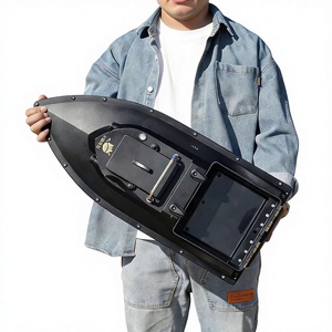 T118 Catamaran Bait Boat with Brushless <strong>Motor</strong> - <strong>Ultra</strong> <strong>High</strong> <strong>Speed</strong> 300m/min, Fish Finder, and Net Pulling Available bait boat - Product Image 1