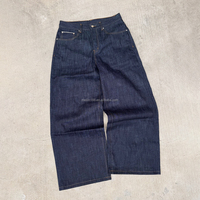Custom Hommes Jeans 14oz Pantalon en denim japonais à lisière lourde de haute qualité Récupération japonaise Raw Selvedge Baggy Jean pour hommes