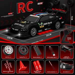 1:24 Ae86 voiture de course à grande vitesse télécommande 4 roues motrices jouet pour enfants opérateurs experts modèle de voiture RC tout-terrain alimenté par batterie - Product Image 2