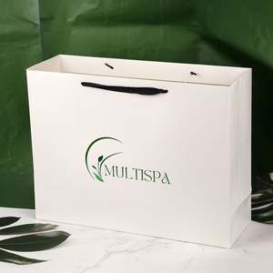 Recyclable Customized Cotton Handle Boutique Shopping Packaging Paper Handle Paper <b>Bags</b> for <b>Gift</b> Packaging Shopping <b>Bag</b> - Product Image 4