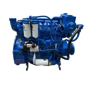 4 cylinders 4 stroke 75kw 2100rpm Weichai WP4C series marine diesel engine WP4C102-21
