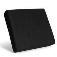 Coussin de siège en mousse à mémoire de forme haute densité pour chaise d'ordinateur de bureau housse lavable oreillers lombaires de fauteuil roulant coussins de siège
