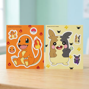 Kit de stickers de peinture diamant DIY pour anime, 2 feuilles, Charmander Morpeko, strass 5D coréens, décoration cubique autocollante pour enfants - Product Image 3