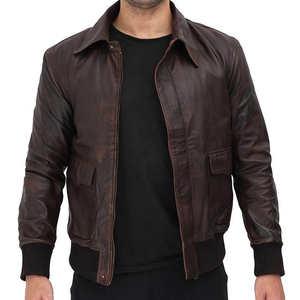Veste en cuir de haute qualité pour homme, style urbain, couleur personnalisable, 100 % cuir, modèle 2026, en vente - Product Image 1