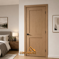 Porte intérieure sur mesure en bois massif, style moderne, pour chambre à coucher, pour maison résidentielle