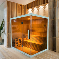 Salle de sauna en bois multi-modèles d'intérieur de prix d'usine salle de sauna de chauffage d'infrarouge lointain pour l'usage d'hôtel