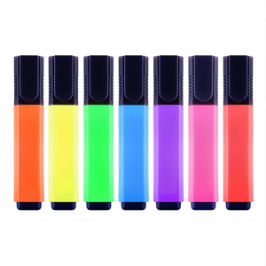 Marcadores Lorenz <span class=keywords><strong>Bell</strong></span> de Gran Capacidad, Punta Oblicua, 6 Colores, Punta Gruesa, No Borrables, de un Solo Lado, para Estudiantes - Product Image 1