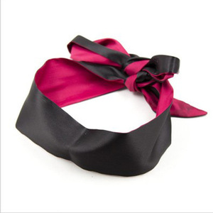 Bandeau érotique pour femmes en satin rouge de forme ovale, confortable, accessoire de jeu de rôle, lingerie intime - Product Image 4