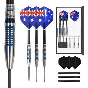 Fléchettes en tungstène avec logo personnalisé, fléchettes à pointe en acier, fléchettes de tournoi - Product Image 1