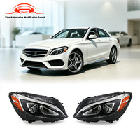 Feux avant de voiture 2059061561 2059066004 Classe C W205 Remplacement automobile Spécifications américaines Phare LED Gauche Droit pour Mercedes 2015-2018/2019-2021