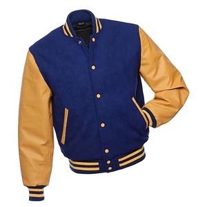 Veste de baseball d'hiver unisexe confortable conception Letterman personnalisée produit de gros veste universitaire en cuir personnalisée pour hommes - Product Image 1