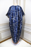 Robe de Style Africain avec Hijab, Design Africain, Robe Longue Ample, Robe Femme Grande Taille