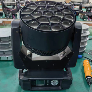Projecteur de scène SAILWIN K10 19X15W RGBW 4 en 1 <span class=keywords><strong>Lyre</strong></span> LED à tête mobile Effets Hawkeye Lumières Bee Eyes avec DMX512 Écran tactile - Product Image 3