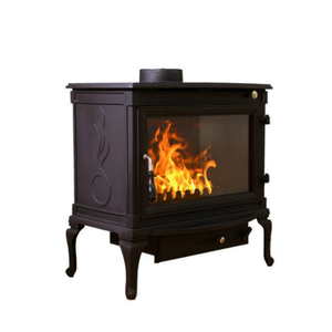 Nouvelle mode, poêle à bois autoportant d'extérieur 9KW en acier laminé à froid, verre 5mm, certifié CE PANSEE, 160m, modèle Allemagne <span class=keywords><strong>Shott</strong></span> - Product Image 5