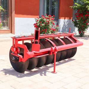 Heavy Duty Disc Plow For Water Field And Dry Land <b>Cultivation</b> Red 6 Discs High Productivity - Product Image 2