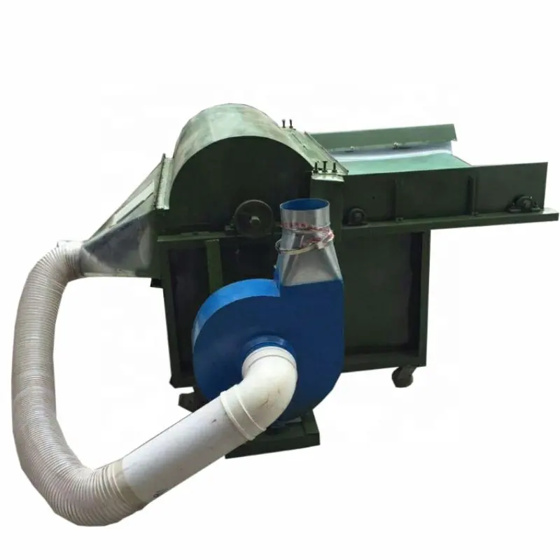 Máquina de carretilha de alta eficiência, lã/máquina industrial de ensaio pequena/abridor de lã para abrir fibras