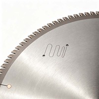 Lame de scie circulaire industrielle à plaquettes carbure 400 mm 120T, résistance à l'usure durable, outil de coupe personnalisé, directement de l'usine pour
