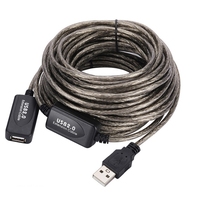 Kabel Ekstensi USB 2.0 Tipe A Male ke Female dengan Repeater Aktif
