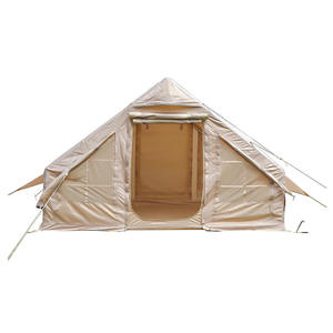 Tente gonflable portable Ningbo Air Tent pour 4-5 personnes, beige, monocouche, imperméable, pour le camping en plein air - Product Image 5