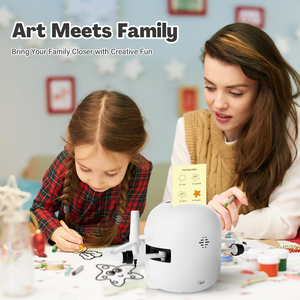 Robot de Dibujo y Pintura Inteligente con 100 Tarjetas, Luz y Sonido - Juguete Educativo para Niños de 5 a 13 Años - Product Image 3