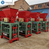 Machine à blocs de ciment 4-35 pour la fabrication de briques et matériaux de construction en Haïti