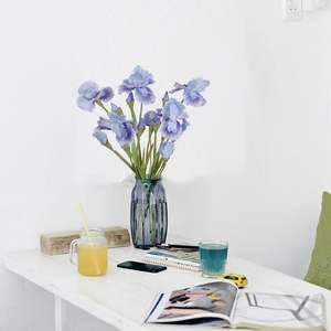 Fabricant de fleurs d'iris, vente en gros de fleurs d'iris artificielles de haute qualité, échantillon gratuit, décoration de mariage, aménagement paysager, jardin, iris - Product Image 4