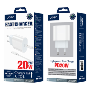 Venta caliente PD 20W Tipo-c Cargador rápido Adaptador de corriente de pared para <span class=keywords><strong>iPhone</strong></span> 13/14/15 EU <span class=keywords><strong>Socket</strong></span> OTP OVP Protección PD 3,0 Función - Product Image 5