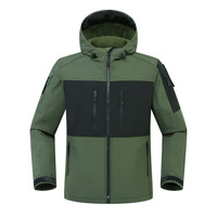 Veste de randonnée 3-en-1 en peau de requin 620g personnalisée, coupe-vent imperméable Gorpcore à marque privée, chaîne d'approvisionnement OEM complète