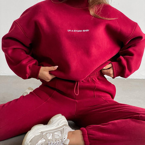 Conjunto de Dos Piezas Holgado Estampado para Mujer JAC22 T8272Z, Sudadera Estilo Europeo Americano para Primavera - Product Image 2