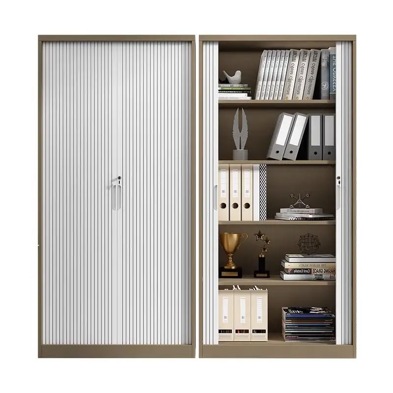 Commercial Furniture Small PVC Roller Shutter Door Cabinet Steel Document File Cabinet
