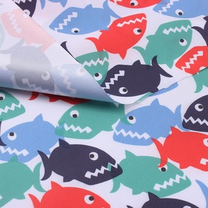 Không thấm nước & thoáng khí trẻ em vải TPU nhiều lớp phim hoạt hình kỹ thuật số in mềm đào da cho bé smocks - Product Image 5