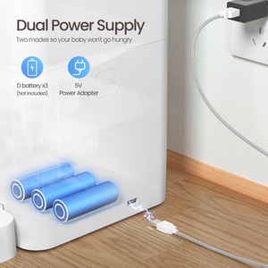 Distributeur de nourriture sèche <span class=keywords><strong>pour</strong></span> animaux de compagnie 4L WIFI intelligent, minuterie à <span class=keywords><strong>4</strong></span> repas, enregistreur vocal 10s, mangeoire automatique programmable simple <span class=keywords><strong>pour</strong></span> chats et chiens - Product Image 5