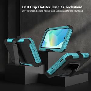 Étui de <span class=keywords><strong>téléphone</strong></span> portable robuste, résistant, résistant aux chocs, protection 360° avec clip de ceinture pour Samsung Galaxy A16 5G - Product Image 5