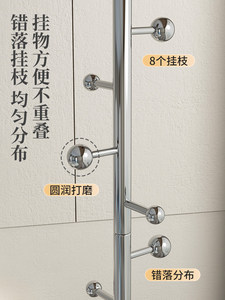 <span class=keywords><strong>Porte</strong></span>-<span class=keywords><strong>manteau</strong></span> sur pied en acier inoxydable, style luxe discret et simple, pour chambre à coucher, maison, chevet, armoire, <span class=keywords><strong>vestiaire</strong></span> - Product Image 4