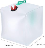 Bidons pliables de 5 litres, conteneur d'eau pliable de 10 litres, 20 litres, sac à eau pliable pour l'extérieur