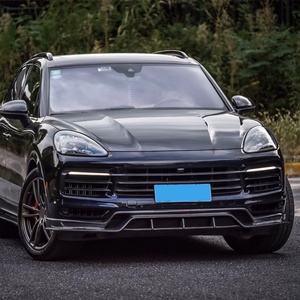 Modification et amélioration de voiture 9Y0 2018-2023 : Lame avant en fibre de carbone et lame arrière pour Cayenne Coupé - Product Image 4