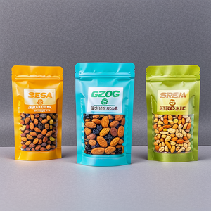 Custom Gravure Printing Stand-Up Mylar Bag Tea Coffee Packaging <b>Pouch</b> Window Matte Glossy <b>Laminated</b> Moisture Proof Recyclable - Product Image 1