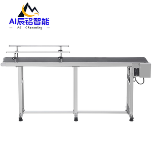 Op Maat Gemaakte Band Transportsystemen Vloeibare Fles Transportbanden Industriële Pvc Transportband Ontwerp Met Ronde Buis Vangrail - Product Image 4