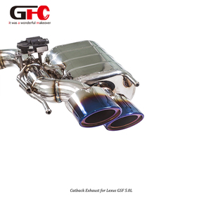Sản xuất chuyên nghiệp Lexus gsf RCF trục trở lại ống xả is500 5.0L hệ thống ống xả với âm thanh tốt - Product Image 4