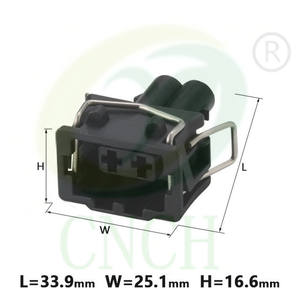 12185025 자동 연결관은 델파이 15327869 VAG 357972752 시리즈 2.8mm DJ7024-3.5-21 를 위한 여성 2 핀 analog 로그를 밀봉했습니다 - Product Image 2