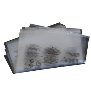 Bolsas de Plástico Mate con Cierre Autoadhesivo, Transparentes, con Etiqueta de Advertencia, de Doble Capa, 12 Mil PE, para Ropa, Universales - Product Image 5