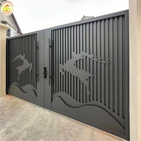 Borde de Acero para Jardín, Personalizable, Estilo Rústico Industrial, Valla de Protección de Perfil Bajo