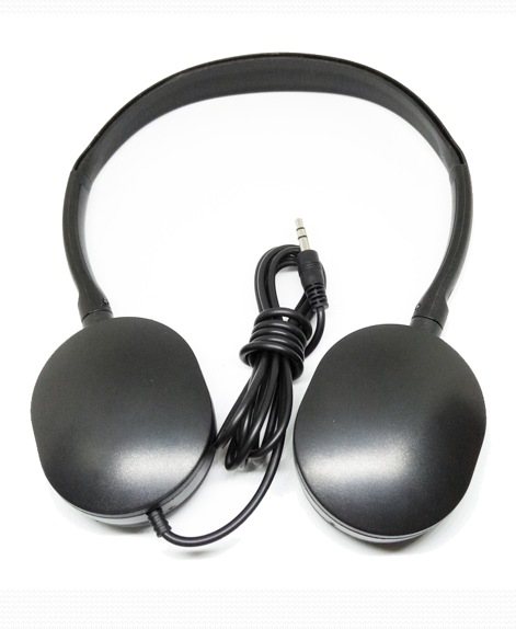 electronic gadgets The airline provides in flight headphones for first - class passengers gaming earbuds