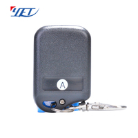 YET007 Promotion Télécommande 2 Boutons 433 MHz à Code d'Apprentissage pour Porte de Garage, Volet Roulant/Porte Battante EV1527