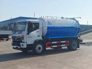 4x2 DFAC Vacuum Truck Water Ring Vacuum Pump Stable in Hot Weather, Powerful Suction for Sewage, Feces and Sludge Transportation - Product Image 5