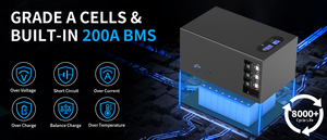 Batería Solar Todo en Uno Avepower 51.2V 10Kwh 15Kwh, Almacenamiento de Energía Doméstica 48V 280Ah, Baterías <span class=keywords><strong>LiFePO4</strong></span> con Inversor Solar - Product Image 3